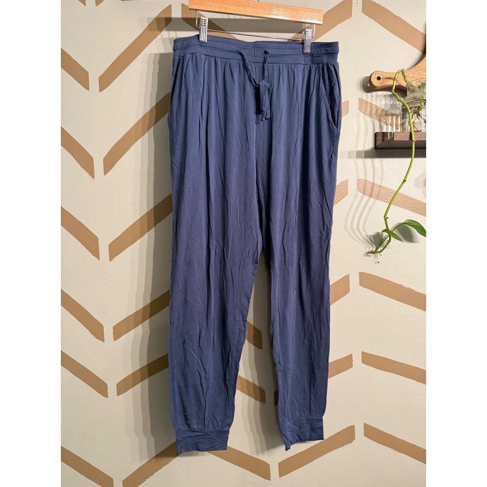 Kindred Bravely Jogger Pants Womens Medium Blue Bamboo Viscose Maternity Soft